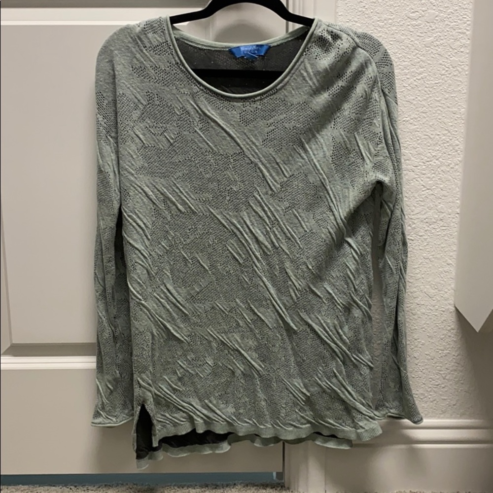 Vera Wang Light Teal Sweater